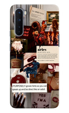 Zodiac Aries Oneplus Nord Hard Case Back Cover by Casekaro
