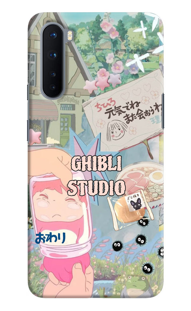 Studio Ghibli Oneplus Nord Hard Case Back Cover by Casekaro