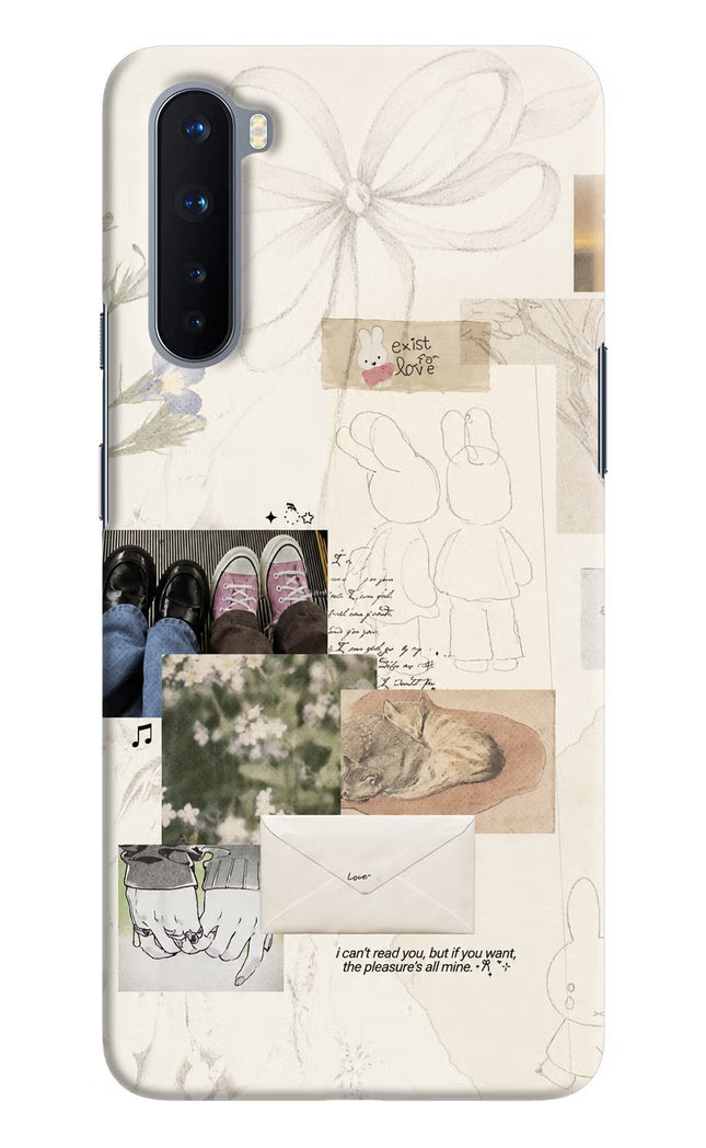 Soft Aesthetic Oneplus Nord Hard Case Back Cover by Casekaro