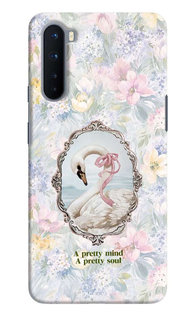Pretty Mind Pretty Soul Oneplus Nord Hard Case Back Cover by Casekaro