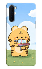Tiger Treat Oneplus Nord Hard Case Back Cover by Casekaro