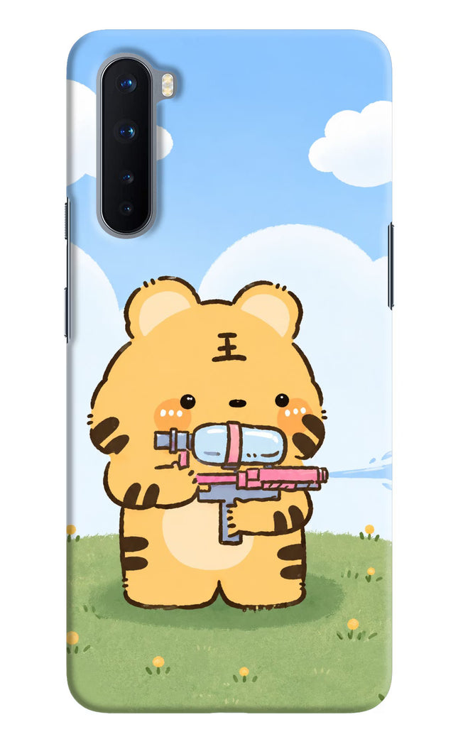 Tiger Treat Oneplus Nord Hard Case Back Cover by Casekaro