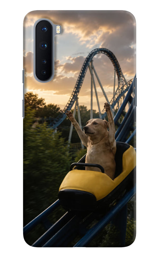Rollercoaster Dog Oneplus Nord Hard Case Back Cover by Casekaro