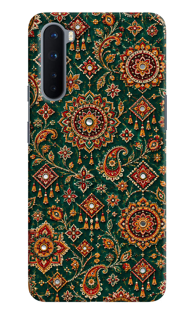 Green Pataka Oneplus Nord Hard Case Back Cover by Casekaro