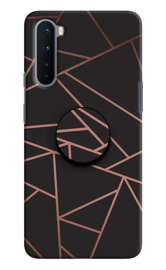 Geometric Pattern Oneplus Nord Pop Case by Casekaro