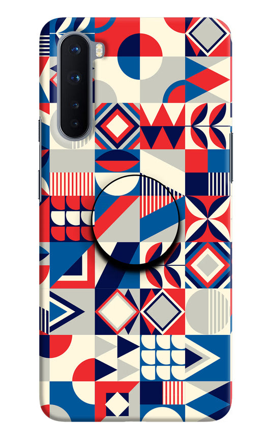 Colorful Pattern Oneplus Nord Pop Case by Casekaro