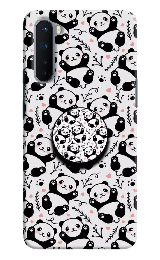 Cute Panda Oneplus Nord Pop Case by Casekaro