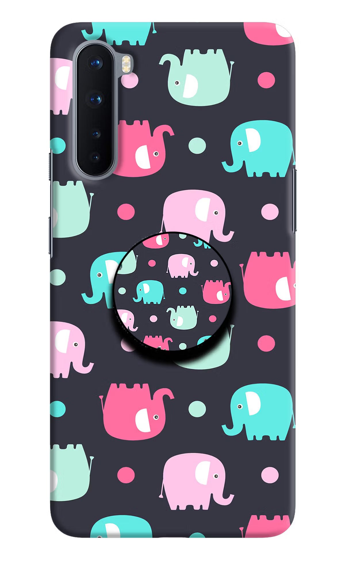 Baby Elephants Oneplus Nord Pop Case by Casekaro