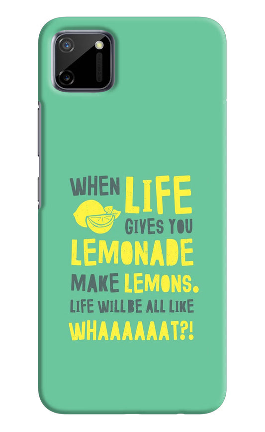 Quote Realme C11 2020 Hard Case Back Cover by Casekaro
