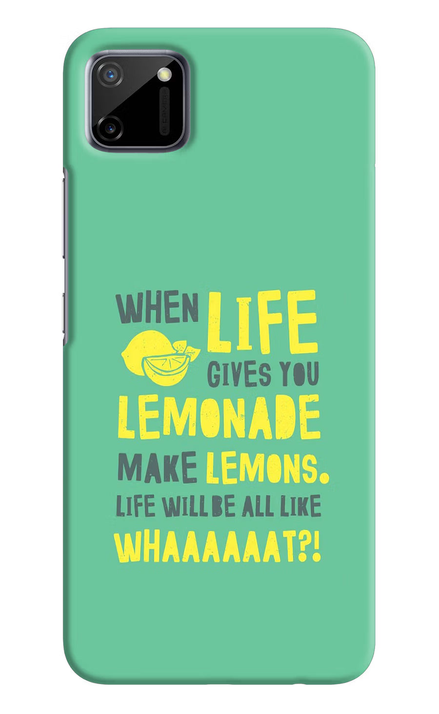 Quote Realme C11 2020 Back Cover, Hard case
