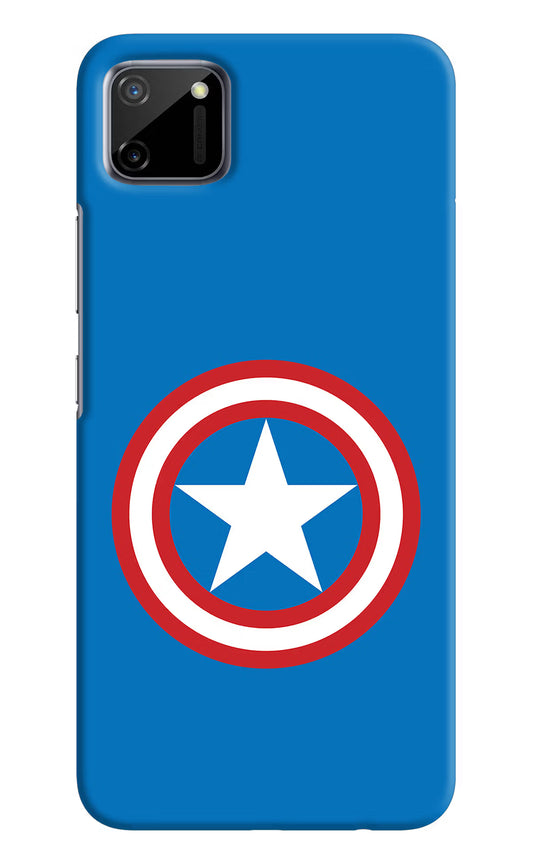 Captain America Logo Realme C11 2020 Hard Case Back Cover by Casekaro