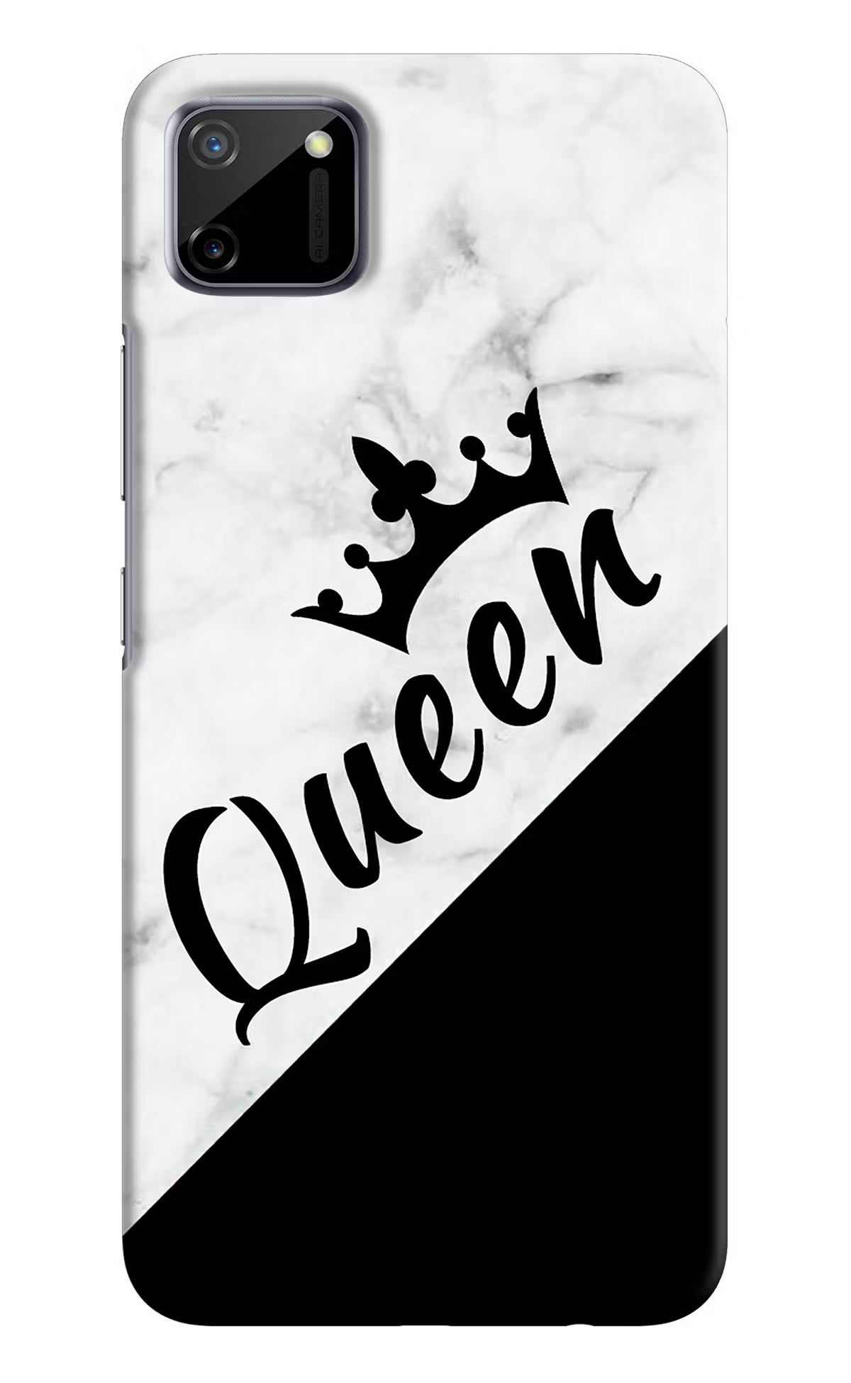 Queen Realme C11 2020 Hard Case Back Cover by Casekaro