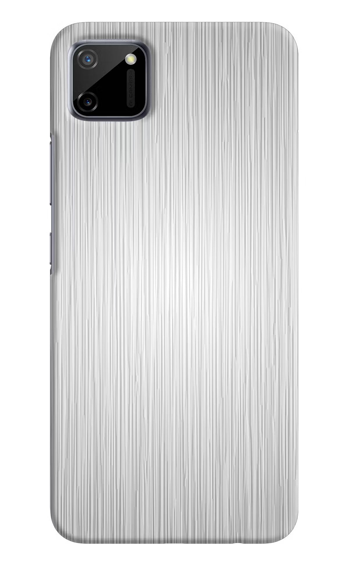 Wooden Grey Texture Realme C11 2020 Hard Case Back Cover by Casekaro