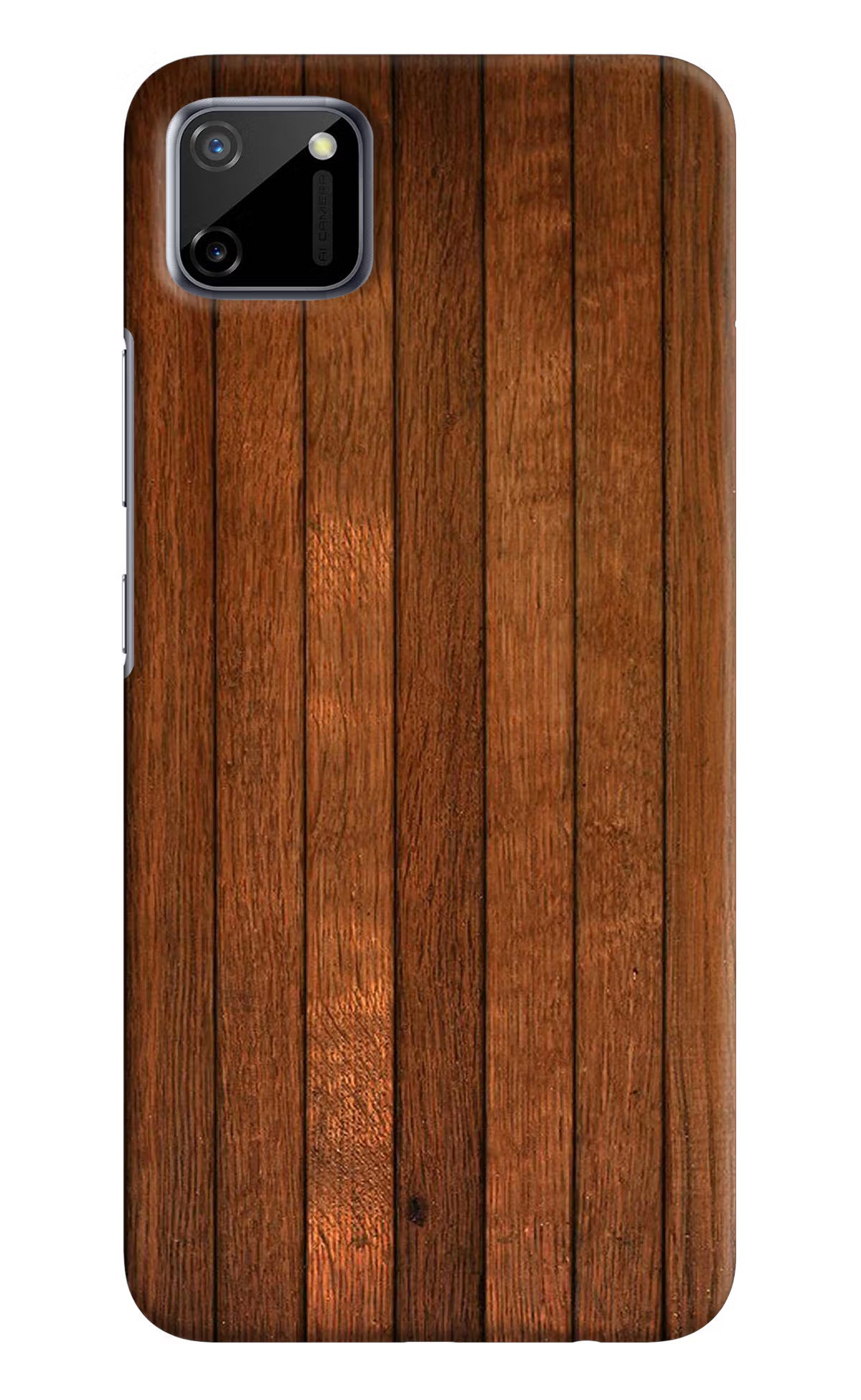 Wooden Artwork Bands Realme C11 2020 Hard Case Back Cover by Casekaro