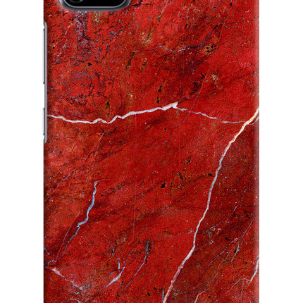Red Marble Design Realme C11 2020 Hard Case Back Cover by Casekaro