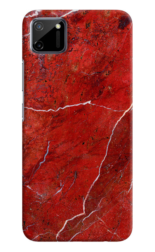 Red Marble Design Realme C11 2020 Hard Case Back Cover by Casekaro