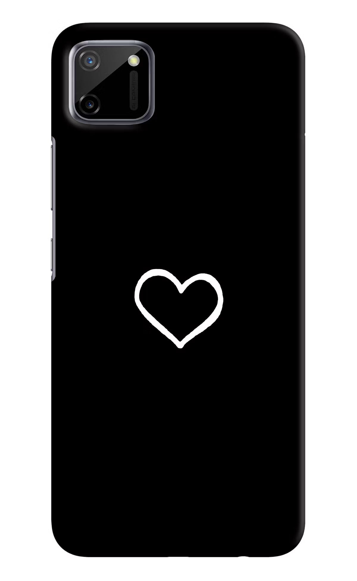 Heart Realme C11 2020 Hard Case Back Cover by Casekaro