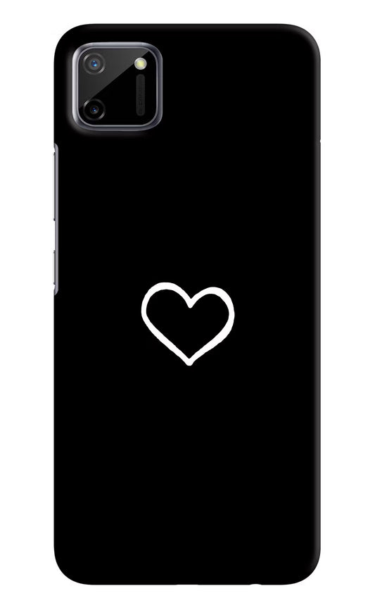 Heart Realme C11 2020 Hard Case Back Cover by Casekaro
