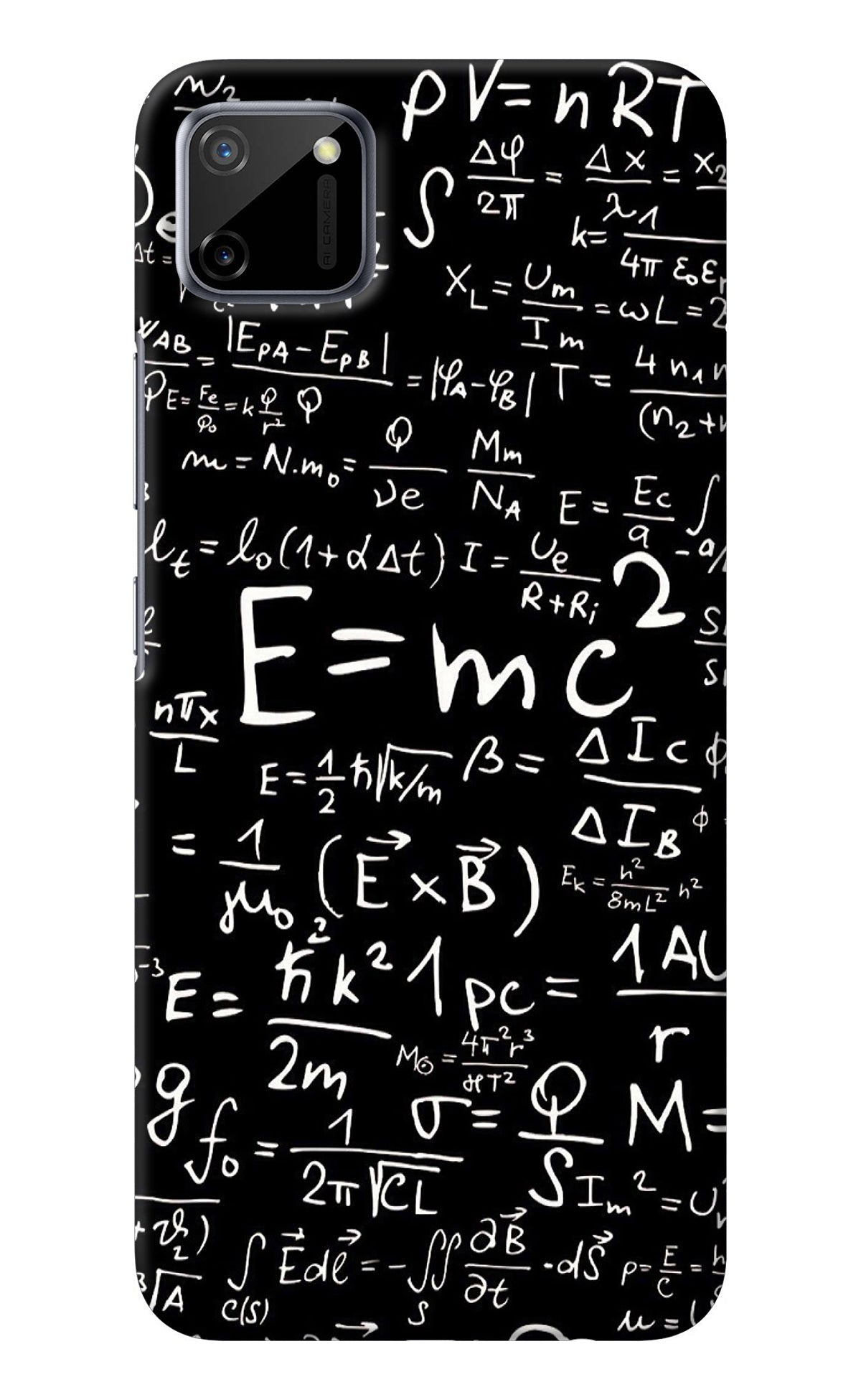 Physics Albert Einstein Formula Realme C11 2020 Back Cover