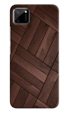 Wooden Texture Design Realme C11 2020 Hard Case Back Cover by Casekaro
