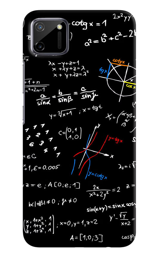 Mathematics Formula Realme C11 2020 Hard Case Back Cover by Casekaro
