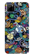 Space Abstract Realme C11 2020 Hard Case Back Cover by Casekaro