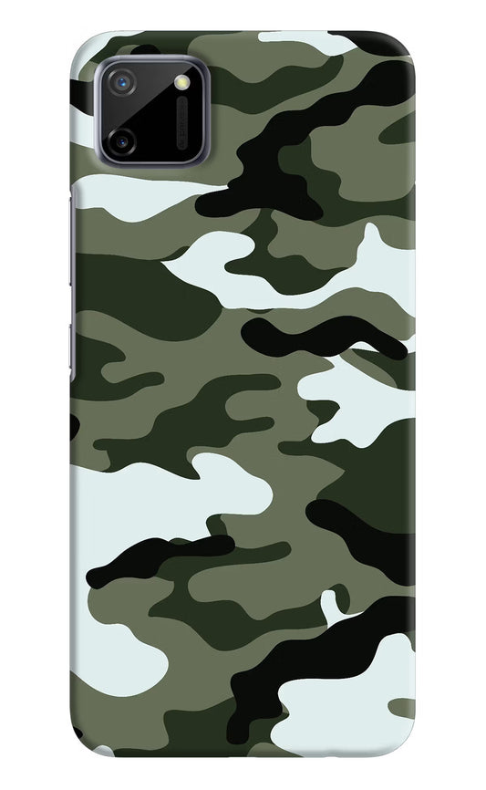 Camouflage Realme C11 2020 Hard Case Back Cover by Casekaro