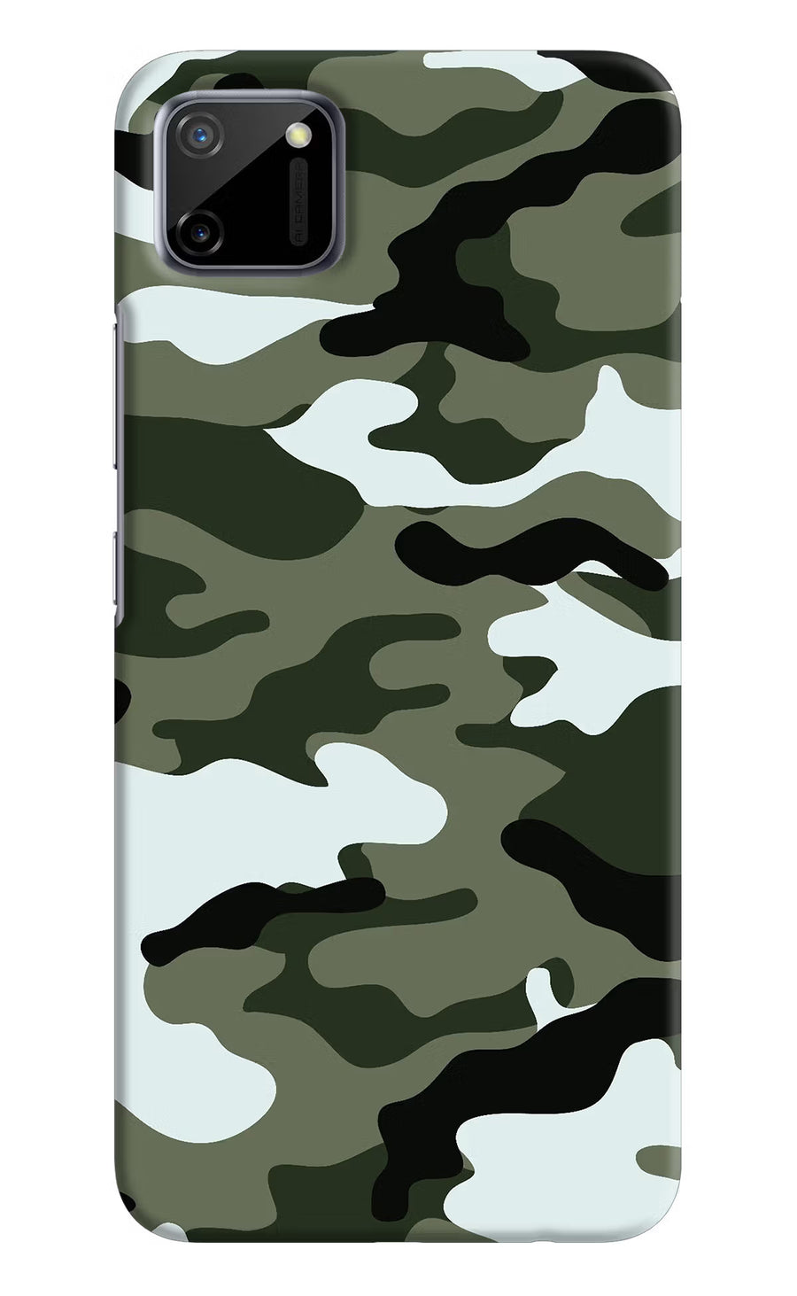 Camouflage Realme C11 2020 Back Cover, Hard case