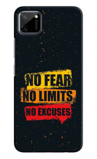 No Fear No Limits No Excuse Realme C11 2020 Hard Case Back Cover by Casekaro