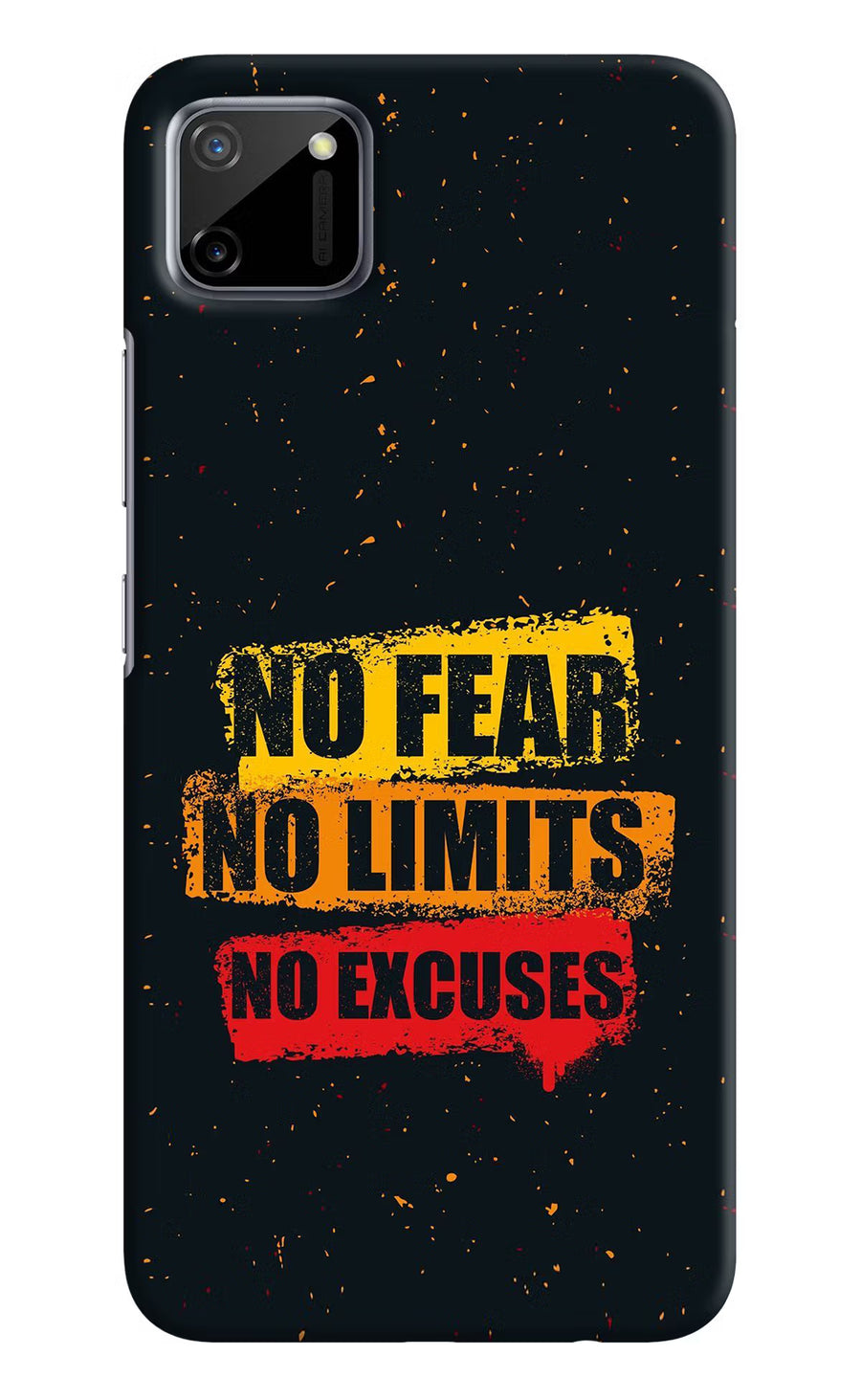 No Fear No Limits No Excuse Realme C11 2020 Back Cover, Hard case