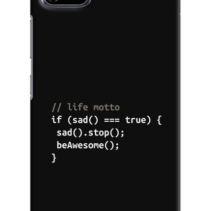 Life Motto Code Realme C11 2020 Hard Case Back Cover by Casekaro