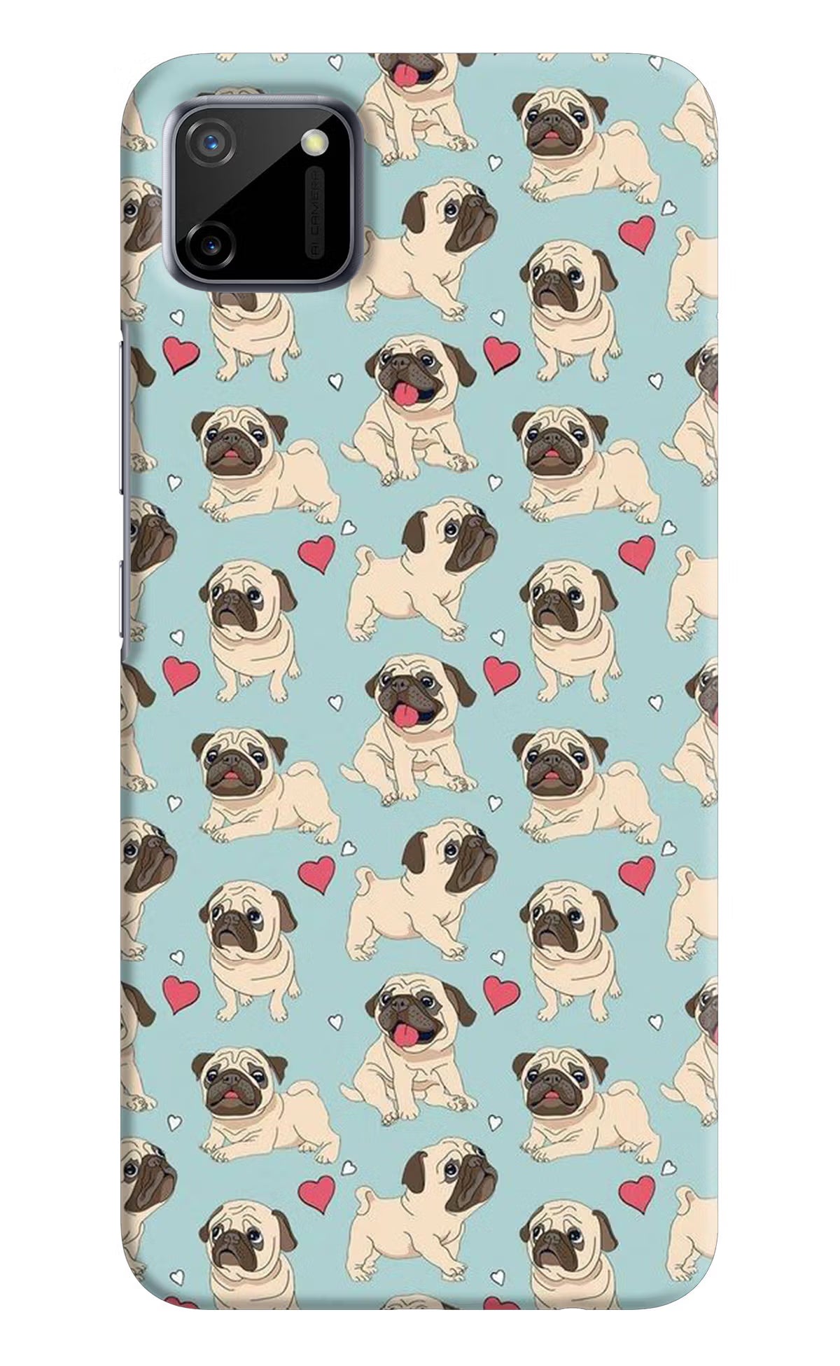 Pug Dog Realme C11 2020 Hard Case Back Cover by Casekaro