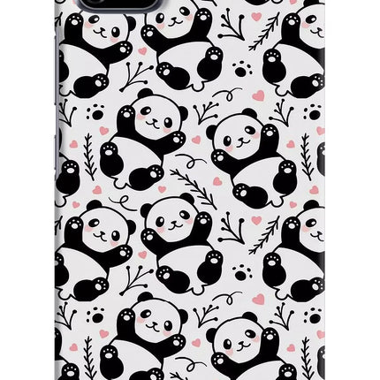 Cute Panda Realme C11 2020 Hard Case Back Cover by Casekaro