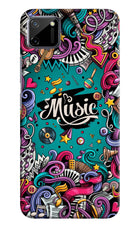 Music Graffiti Realme C11 2020 Hard Case Back Cover by Casekaro