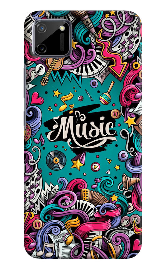 Music Graffiti Realme C11 2020 Hard Case Back Cover by Casekaro
