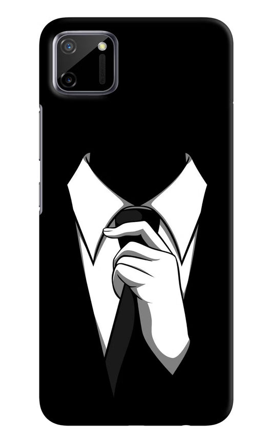 Black Tie Realme C11 2020 Hard Case Back Cover by Casekaro