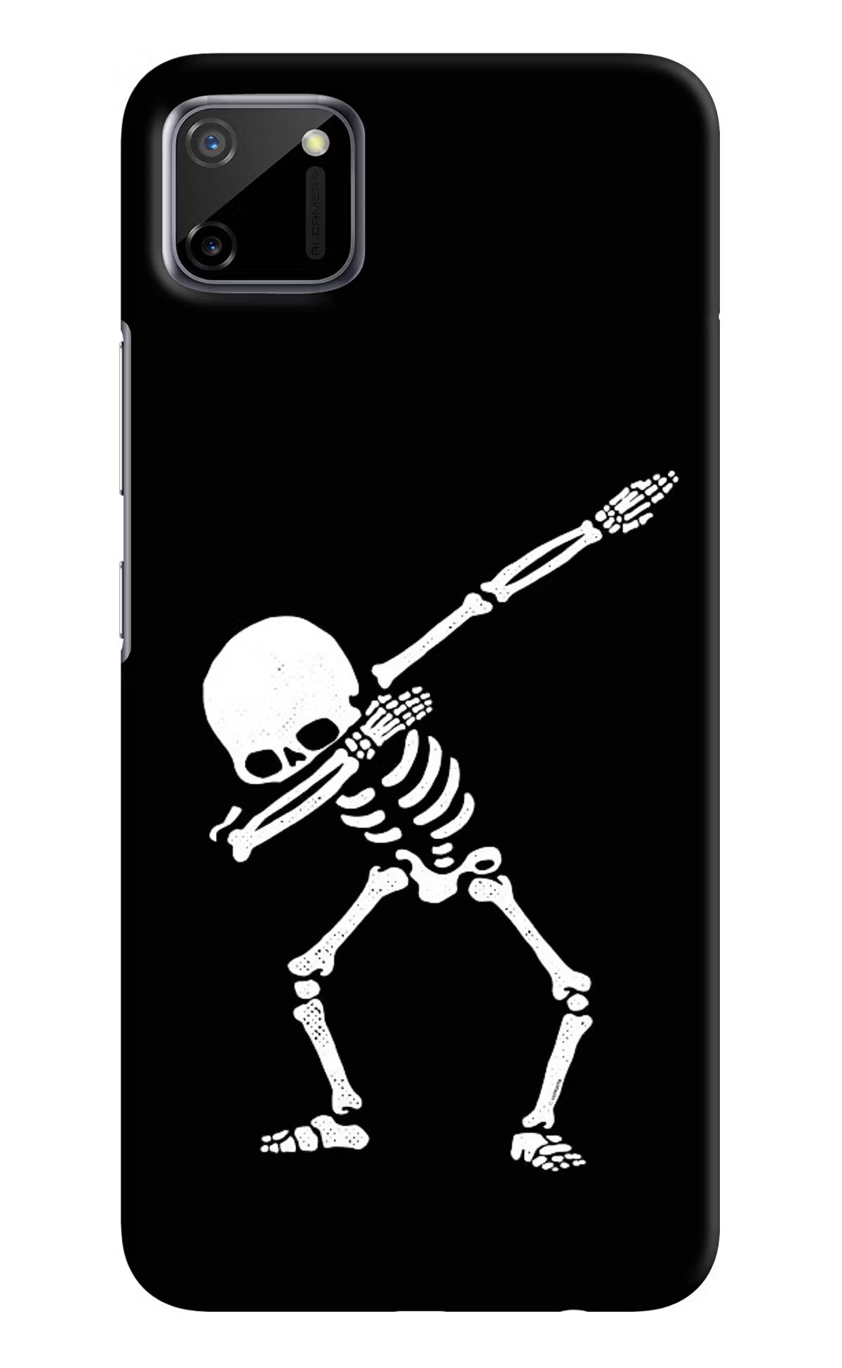 Dabbing Skeleton Art Realme C11 2020 Hard Case Back Cover by Casekaro