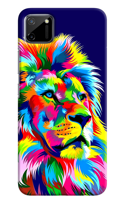 Vector Art Lion Realme C11 2020 Hard Case Back Cover by Casekaro