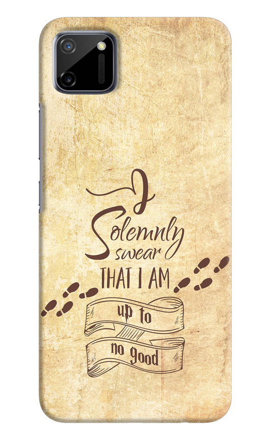 I Solemnly swear that i up to no good Realme C11 2020 Hard Case Back Cover by Casekaro
