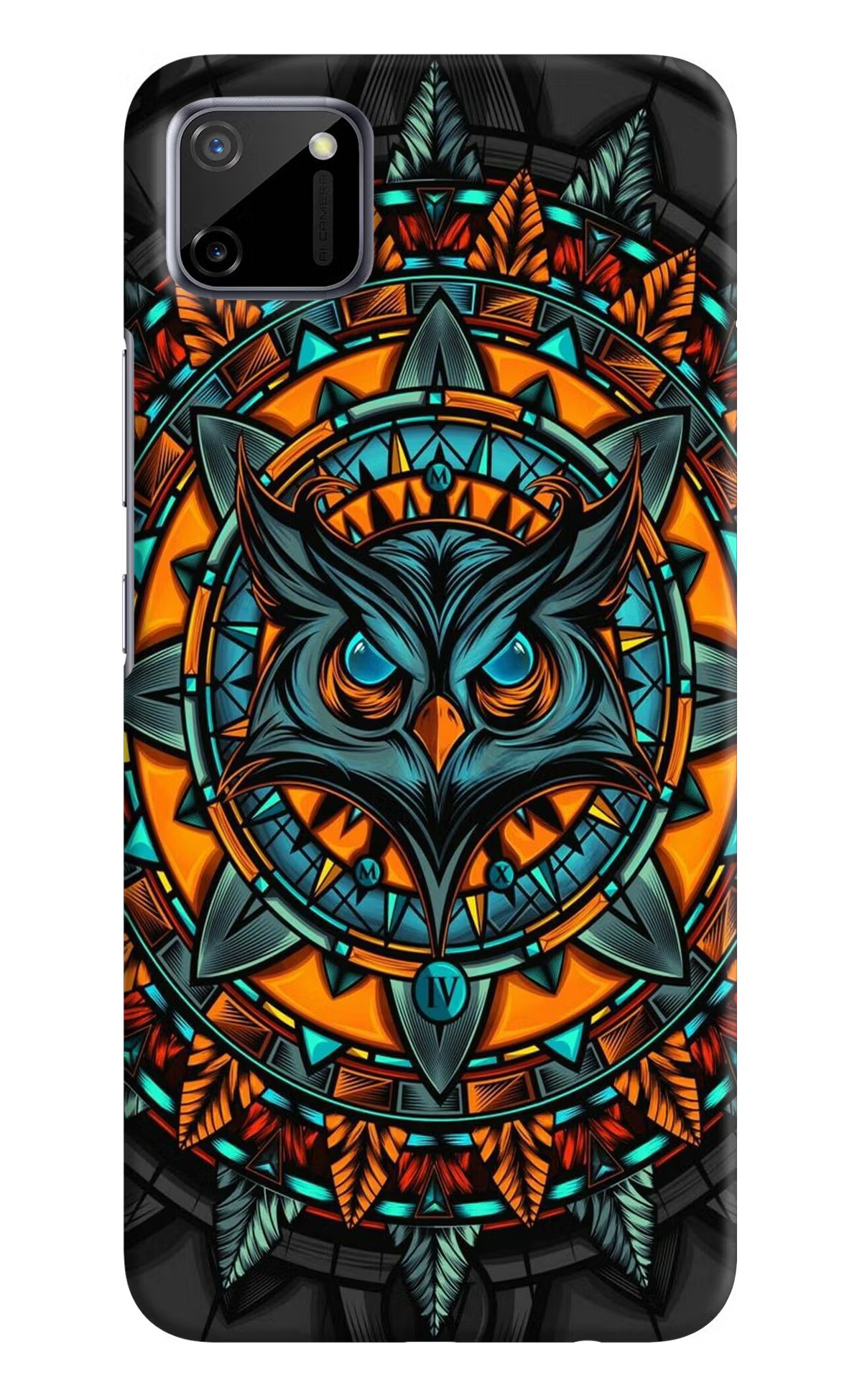 Angry Owl Art Realme C11 2020 Hard Case Back Cover by Casekaro