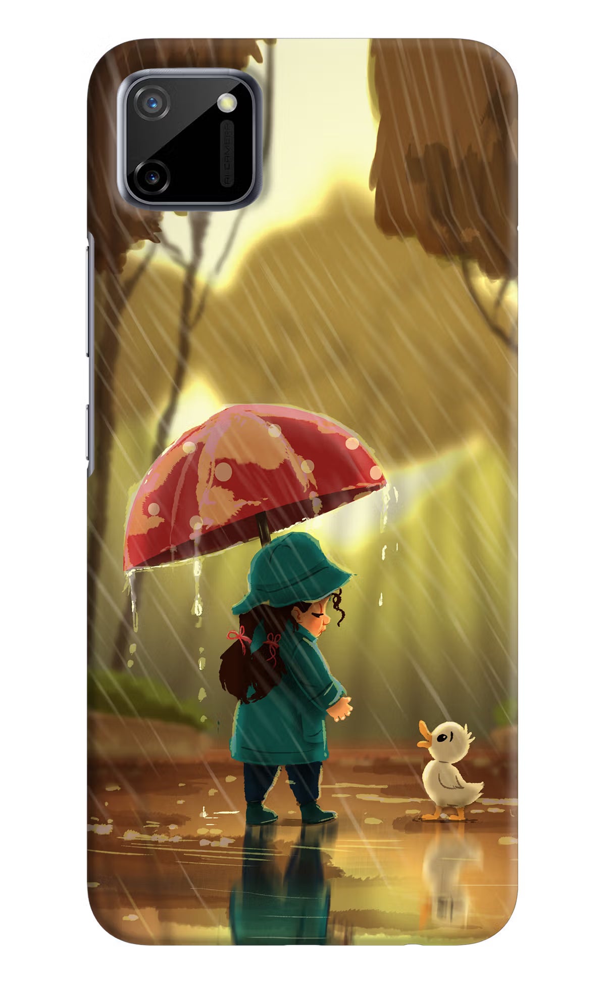Rainy Day Realme C11 2020 Hard Case Back Cover by Casekaro