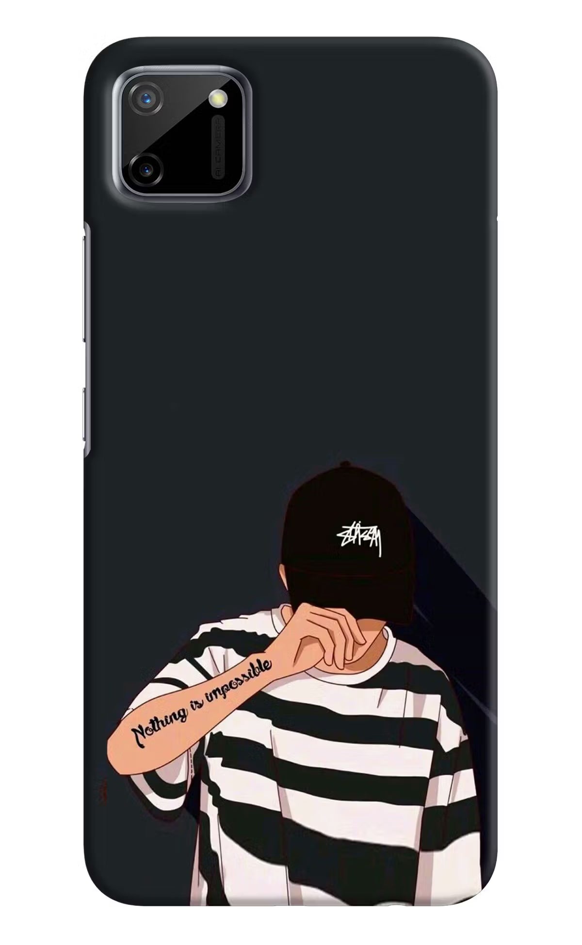 Aesthetic Boy Realme C11 2020 Hard Case Back Cover by Casekaro
