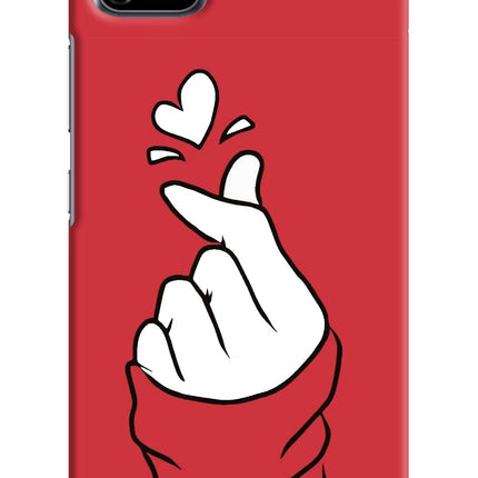 Korean Love Sign Realme C11 2020 Hard Case Back Cover by Casekaro