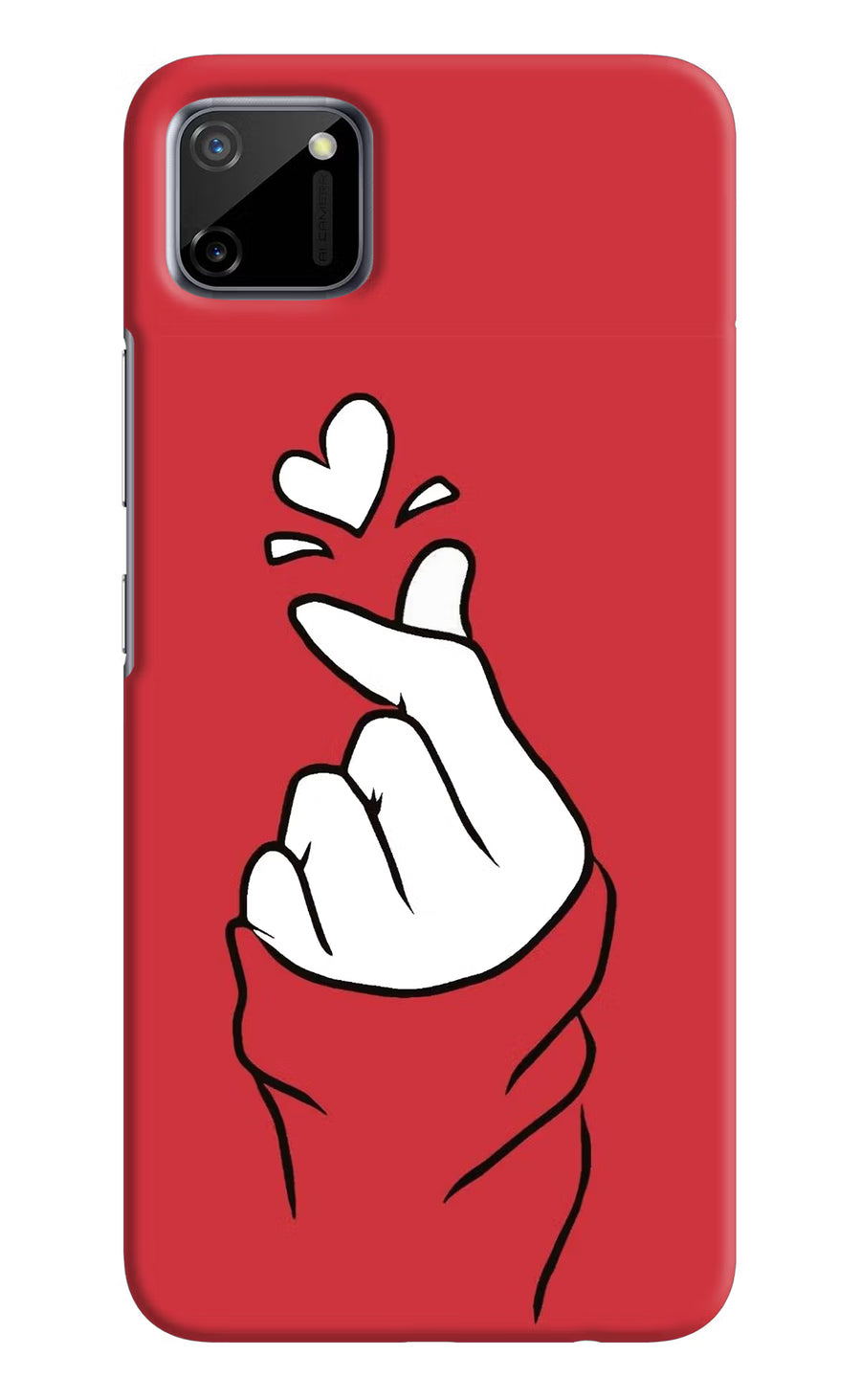 Korean Love Sign Realme C11 2020 Back Cover, Hard case