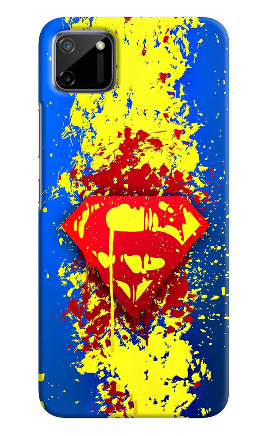 Superman logo Realme C11 2020 Hard Case Back Cover by Casekaro