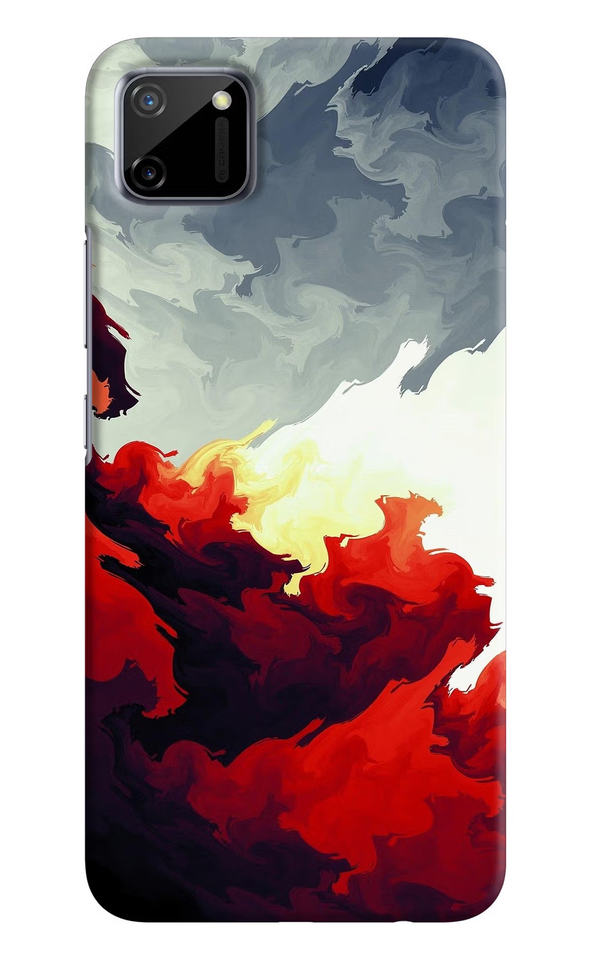 Fire Cloud Realme C11 2020 Hard Case Back Cover by Casekaro