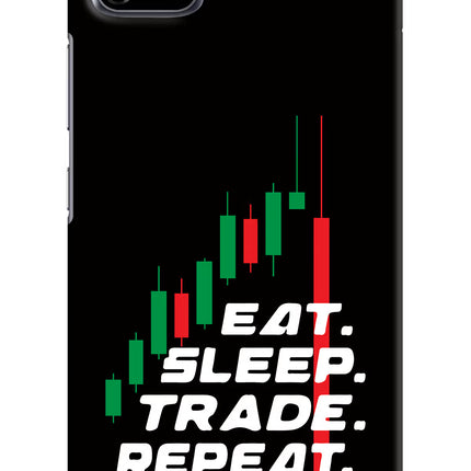 Eat Sleep Trade Repeat Realme C11 2020 Hard Case Back Cover by Casekaro