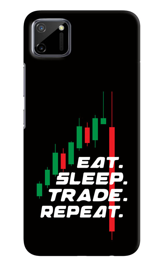 Eat Sleep Trade Repeat Realme C11 2020 Hard Case Back Cover by Casekaro