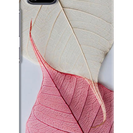 White Pink Leaf Realme C11 2020 Hard Case Back Cover by Casekaro