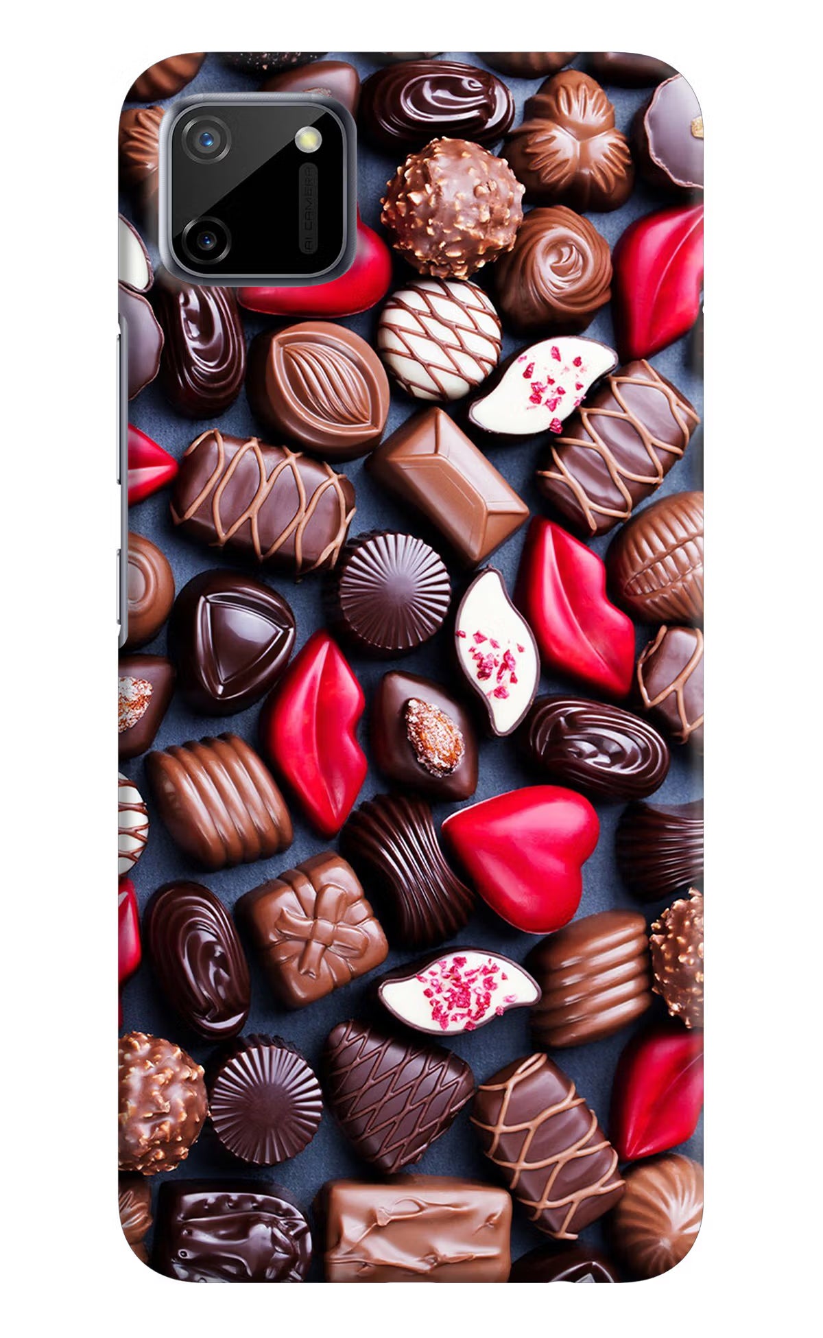 Chocolates Realme C11 2020 Hard Case Back Cover by Casekaro